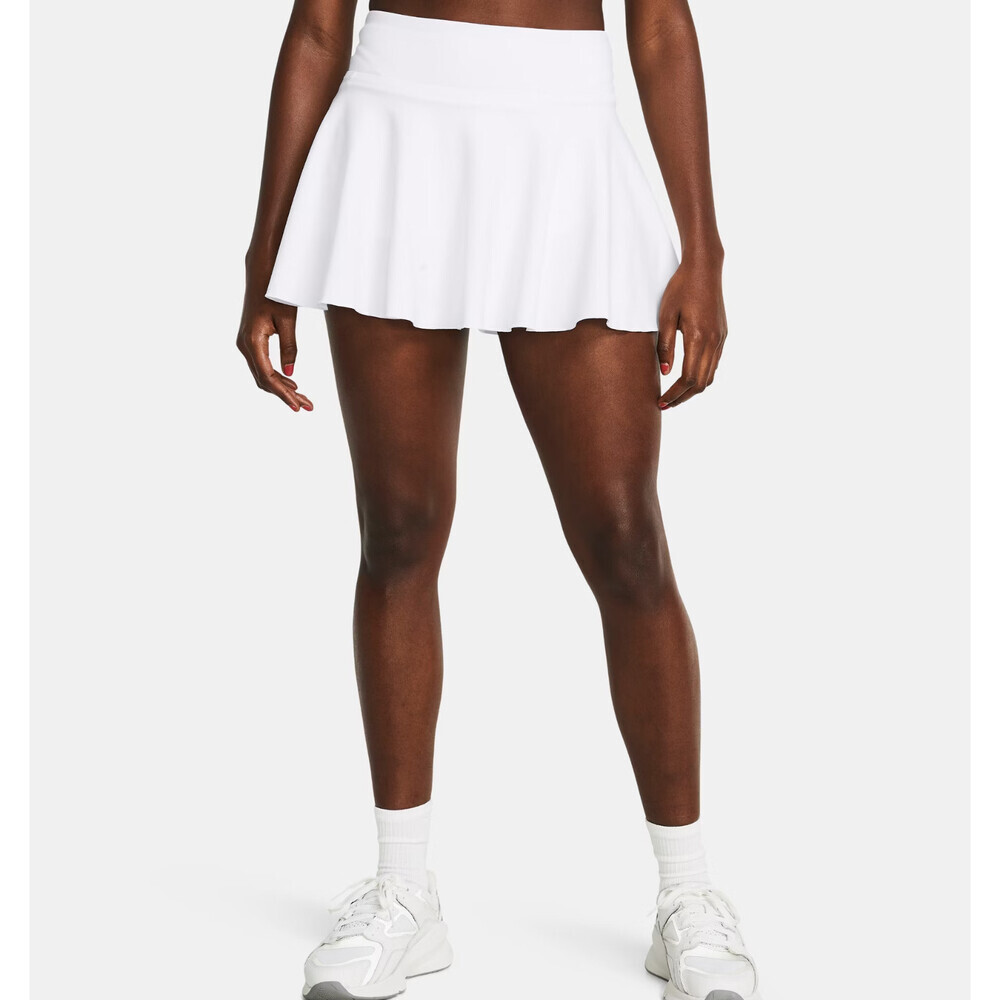Under Armour Motion Skort Women's 2XL White Elastic Waist Built-in Shorts RED705
